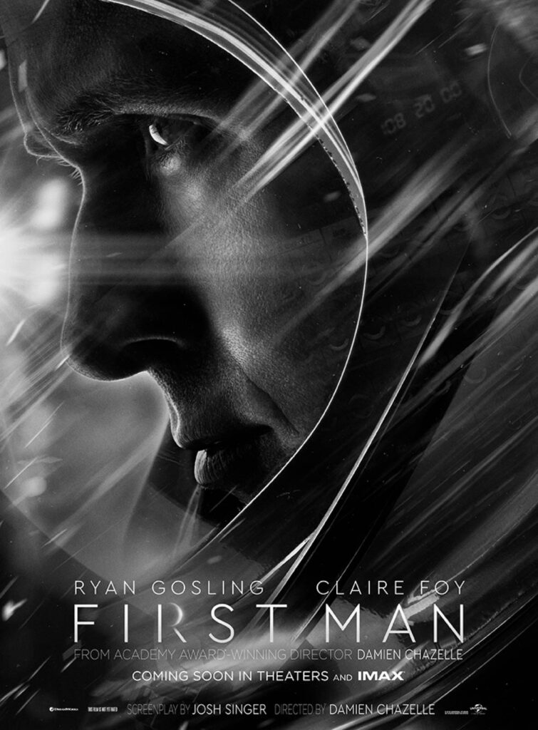 Affiche First Man : Le premier homme sur la lune réalisé par Damien Chazelle. 2018