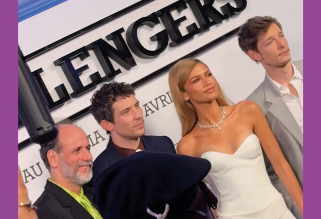 Challengers Film Premiere Paris coverage Pauline PINOT